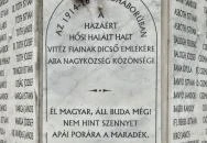 I. világháborús emlékmű Aba