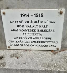 I. világháborús emlékmű