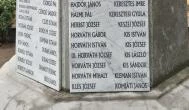 I. világháborús emlékmű Aba - Külső kép