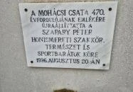 II. Lajos emlékhely Ercsi