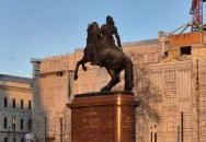II. Rákóczi Ferenc lovasszobra Budapest