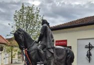 II. Rákóczi Ferenc-szobor Tokaj