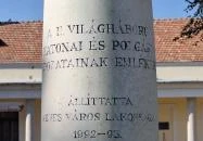 II. világháború áldozatainak emlékműve Heves