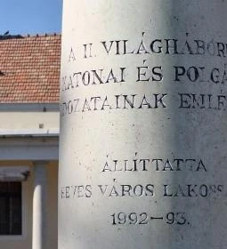 II. világháború áldozatainak emlékműve