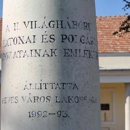II. világháború áldozatainak emlékműve, Heves - Egyéb
