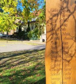 II. világháború és a forradalom áldozatainak állított emlékmű