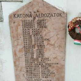 A II. világháború hősi halottainak és minden áldozatának emlékére, Zsámbék - Egyéb