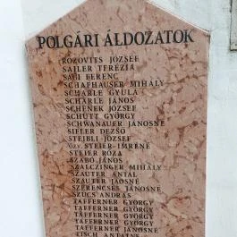 A II. világháború hősi halottainak és minden áldozatának emlékére, Zsámbék - Egyéb