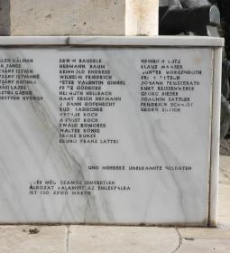 II. világháborús emlékmű