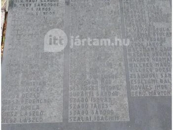 II. világháborús emlékmű Jászfényszaru