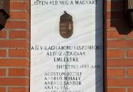 II. világháborús emlékmű Kiszombor