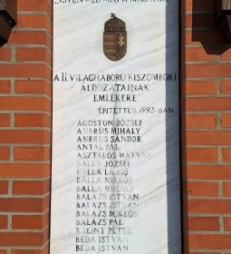 II. világháborús emlékmű