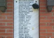 II. világháborús emlékmű Kiszombor