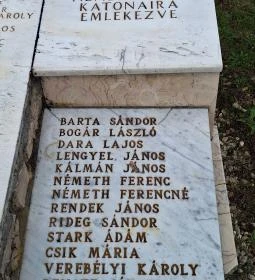 II. világháborús emlékmű