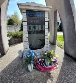 II. világháborús emlékmű Lébény