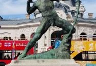 Íjász-szobor Budapest