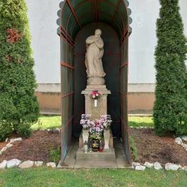 Immaculata-szobor Letkés - Külső kép