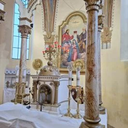 Istenszülő születése görögkatolikus templom Csegöld - Belső