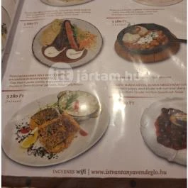 István Tanya Vendéglő Budapest - Étlap/itallap