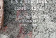 IV. Béla mellszobra Jászfényszaru