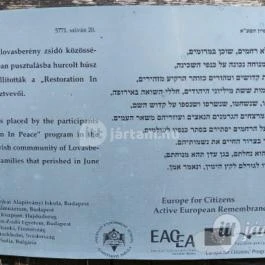 Izraelita temető, Lovasberény - Egyéb