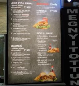 Jack's Burger Budaörs