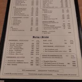 Jaromír a Templomhoz Budapest - Étlap/itallap