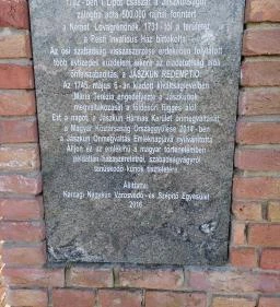 Jászkun Redemptio emlékharangja