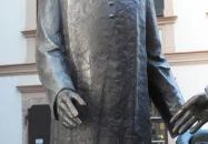 Jedlik Ányos és Czuczor Gergely szobra Győr