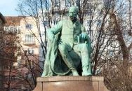 Jókai Mór szobor - Jókai tér Budapest