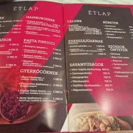 Jola Bistro & Pizzéria, Gyál - Étlap/itallap