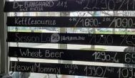 Jónás Craft Beer & Food Budapest - Étlap/itallap