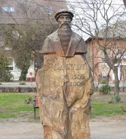 Kálvin János mellszobor
