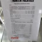 Kantin Falatozó Budaörs - Étlap/itallap