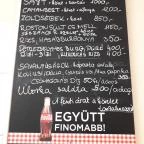 Kantin Falatozó Budaörs - Étlap/itallap