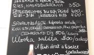 Kantin Falatozó Budaörs - Étlap/itallap