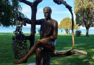 Karinthy Frigyes szobra Siófok