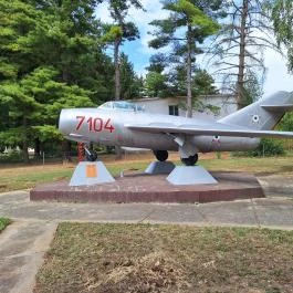 Katonai repülő múzeum Taszár - Külső kép