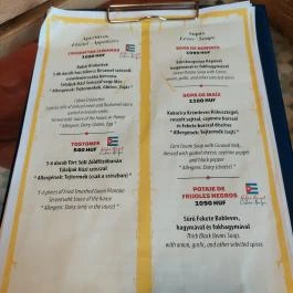 Ké Bolá Budapest - Étlap/itallap