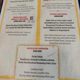 Ké Bolá Budapest - Étlap/itallap