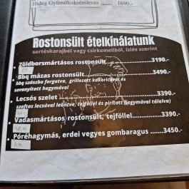 Kék Lóca Falatozó, Mátraterenye - Étlap/itallap