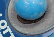 Kékgolyó-utcatábla Budapest