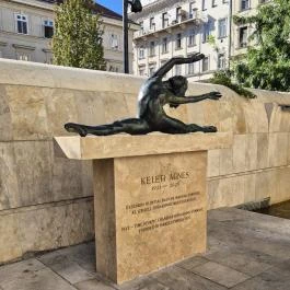 Keleti Ágnes szobra Budapest - Külső kép
