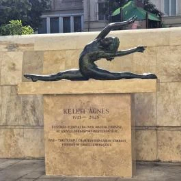 Keleti Ágnes szobra Budapest - Külső kép