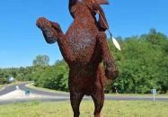 Kentaúr szobor Barcs