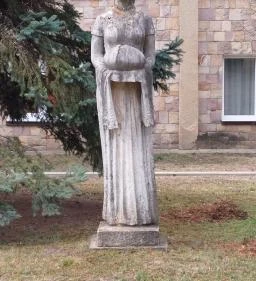 A kenyér dicsérete szobor