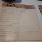 Kerék Vendéglő Budapest - Étlap/itallap