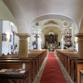 Keresztelő Szent János születése plébániatemplom Zsámbék - Belső