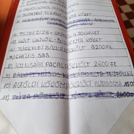 Keve Étterem Túrkeve - Étlap/itallap