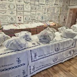 Kézimunka kiállítás Geresdlak - Belső